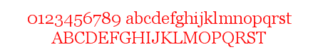 Georgia字体